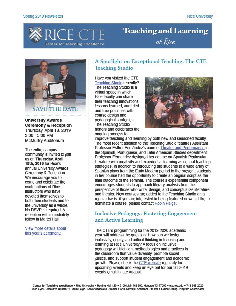 newsletter cover image