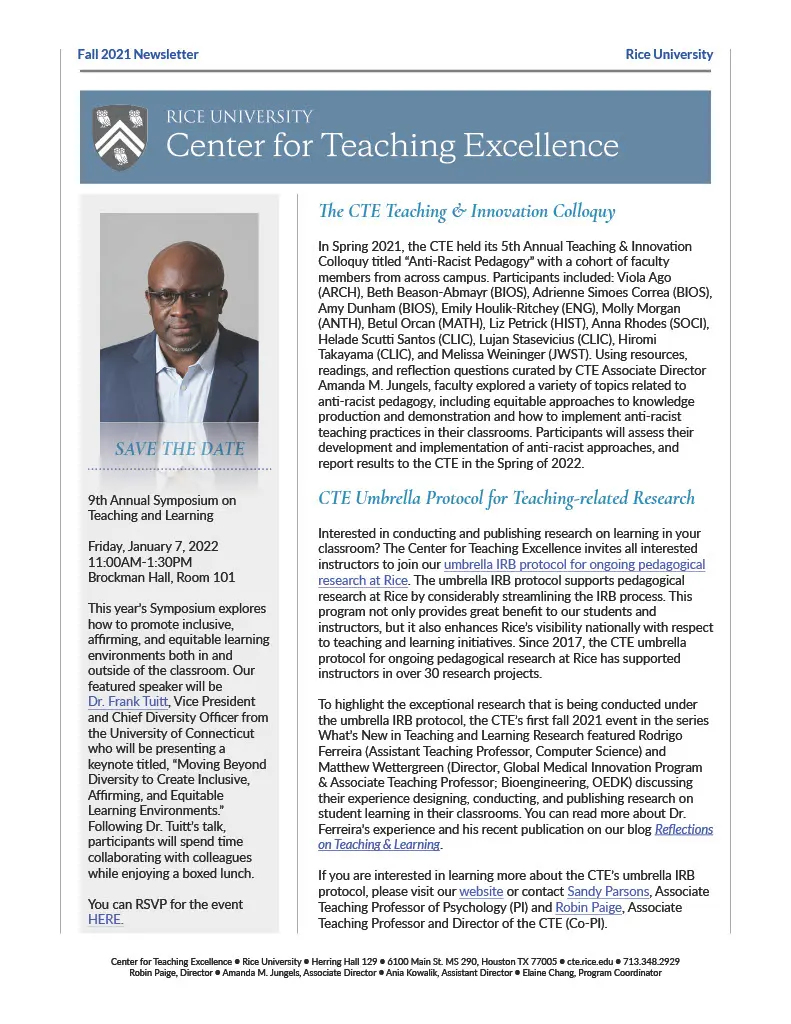 newsletter cover image