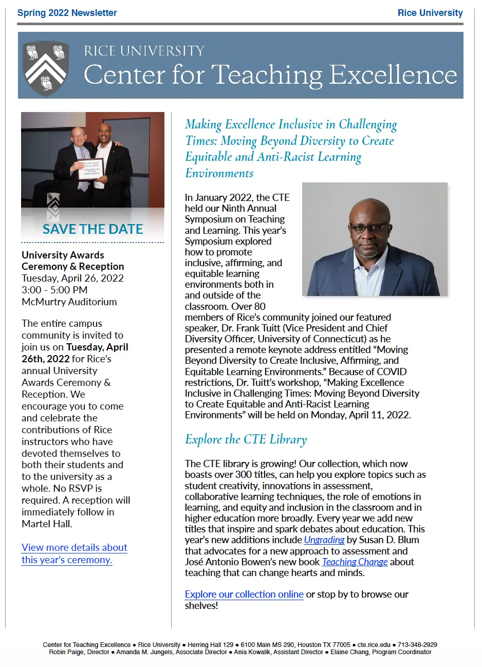 newsletter cover image