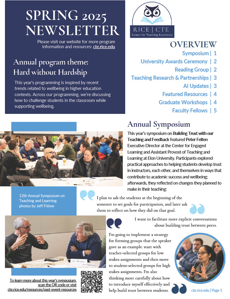 S25 cte newsletter cover image